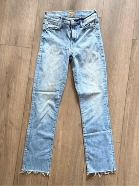 Mother The Rascal Ankle Snippet - Medium Wash Jeans - 25 - FLAW